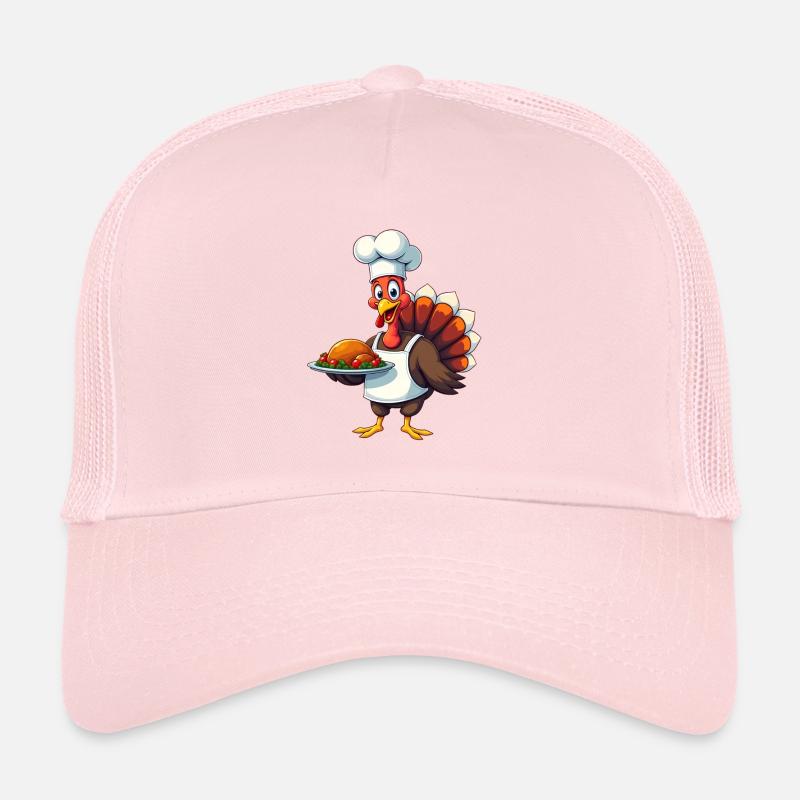 Cuisinier de dinde de Thanksgiving Thanksgiving Casquette trucker 