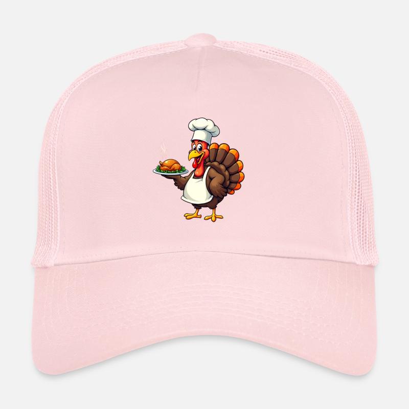 Cuisinier de dinde de Thanksgiving Thanksgiving Casquette trucker 