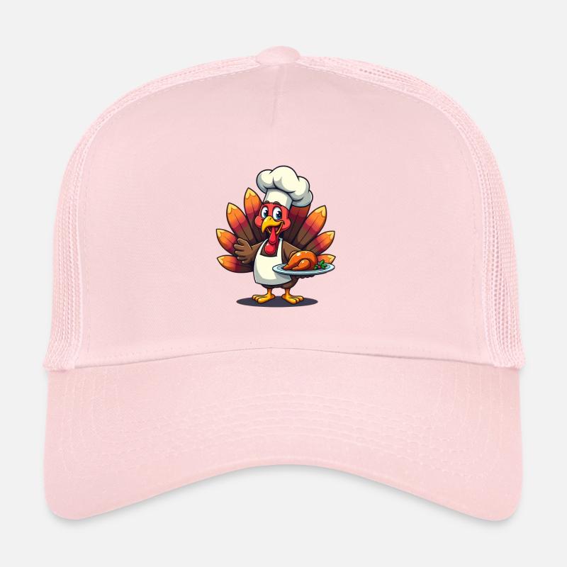 Cuisinier de dinde de Thanksgiving Thanksgiving Casquette trucker 