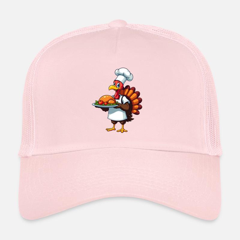 Cuisinier de dinde de Thanksgiving Thanksgiving Casquette trucker 
