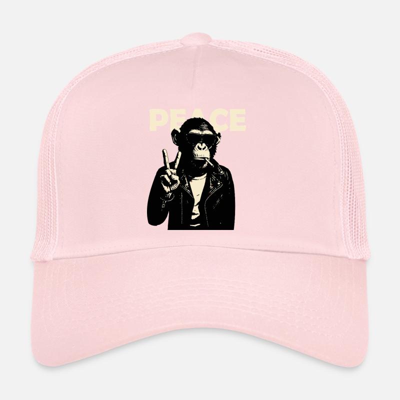 Friedlicher Rebellenaffe Trucker Cap