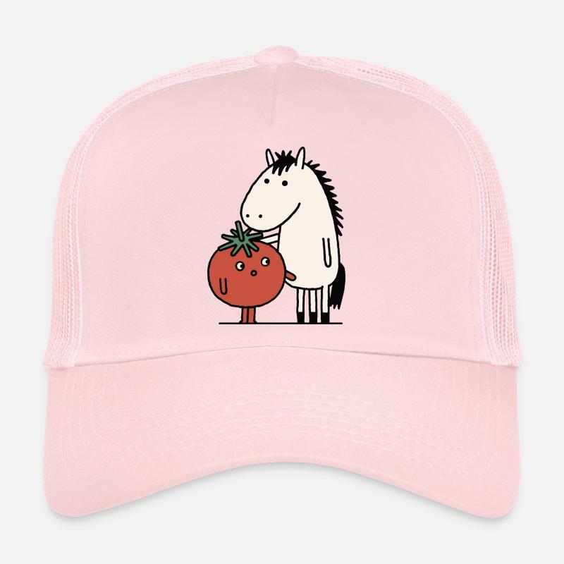 Compagnons chevaux et tomates Casquette trucker 