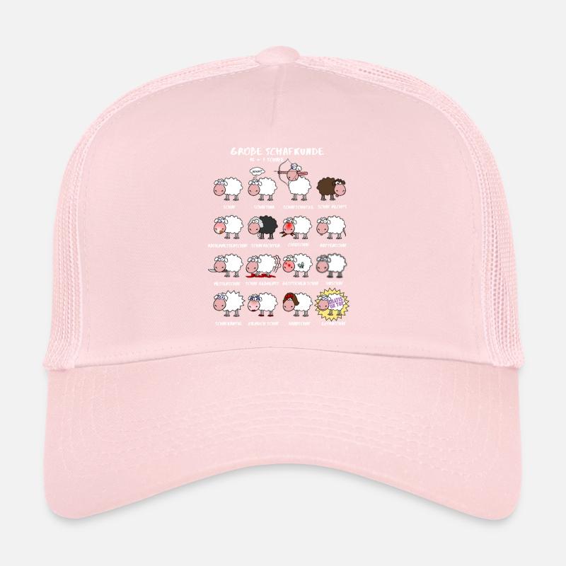 Große Schafkunde - Trucker Cap - Hellrosa