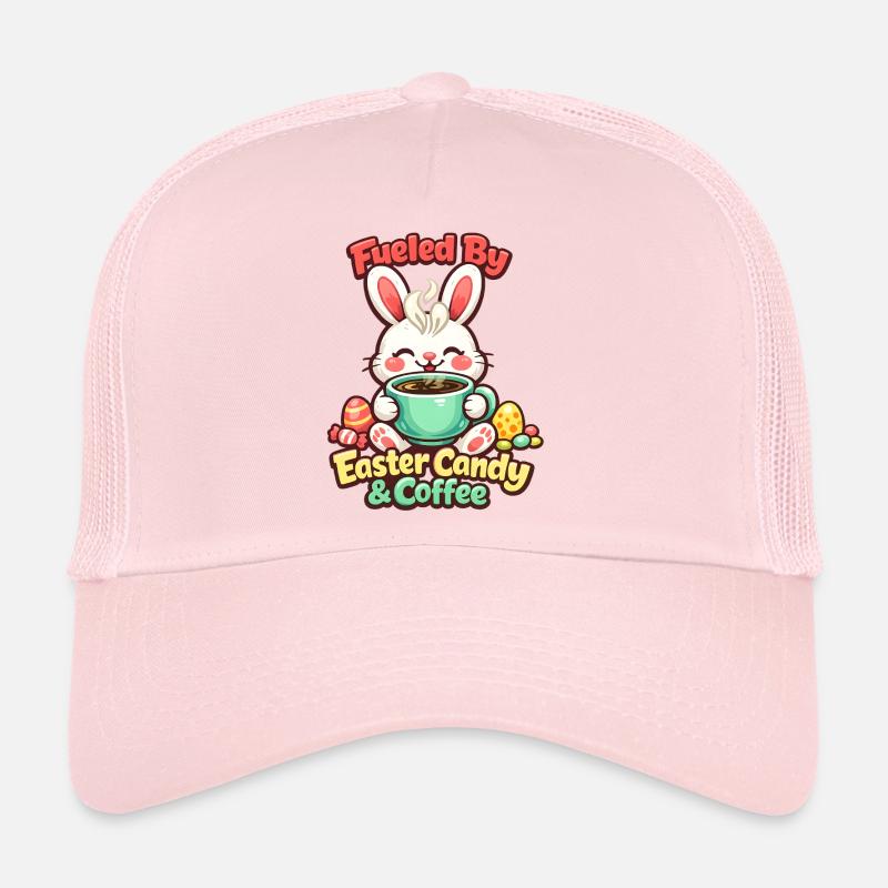 Jardin de Pâques Printemps Été Bunny Bunny Casquette trucker 