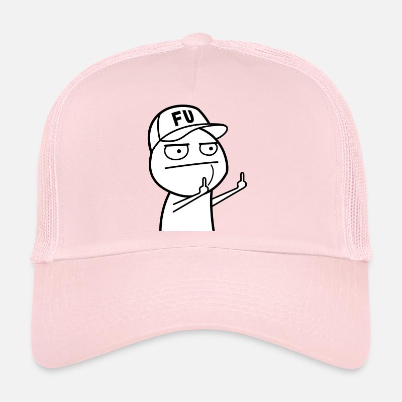 FU Meme avec casquette de baseball (les couleurs peuvent être changées) Casquette trucker 