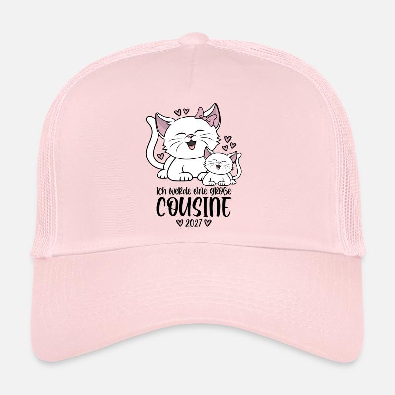Ich werde eine große Cousine 2027 Katzen Trucker Cap