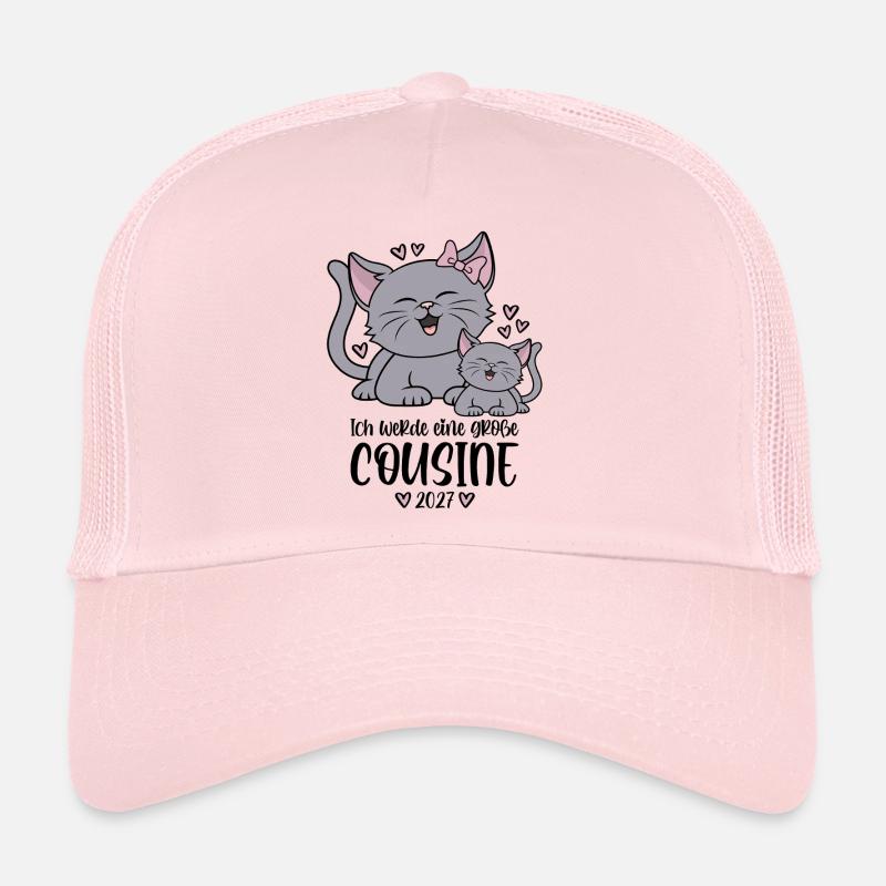 Ich werde eine große Cousine 2027 Kätzchen Trucker Cap