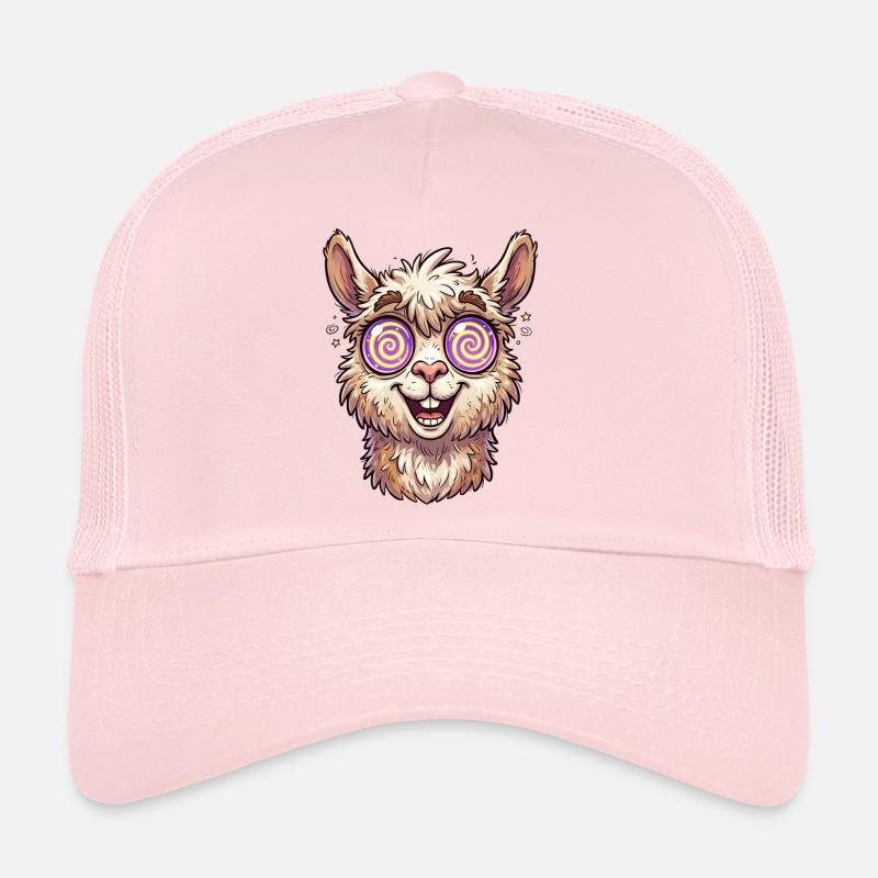Lama Cosmique Spatial Casquette trucker 