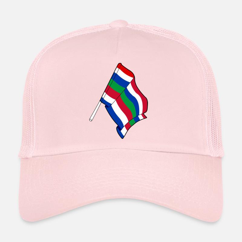 Drapeau Schiermonnikoog – Fierté de l’île Casquette trucker 
