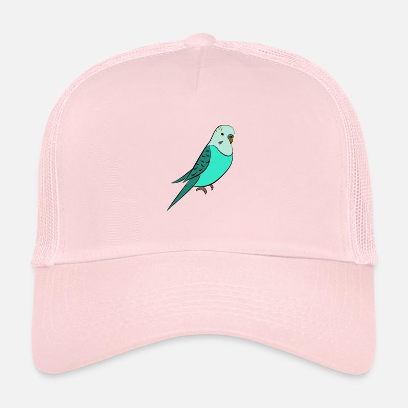 Budgie turquoise Trucker Cap