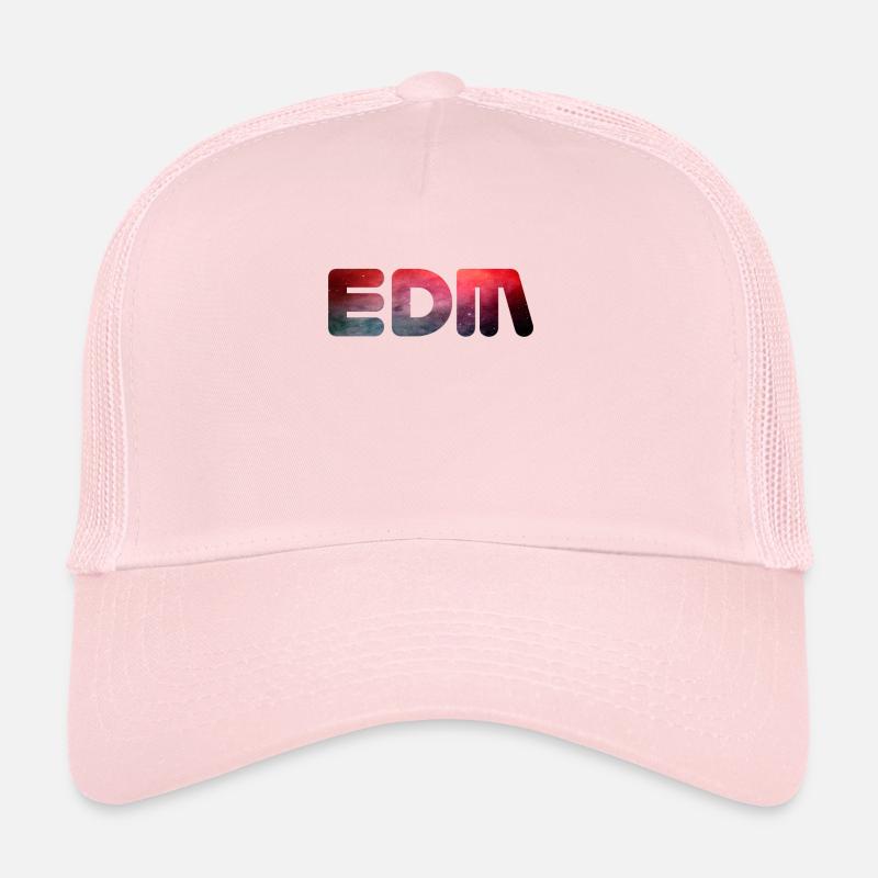 EDM - electronic dance music red2 Trucker Cap