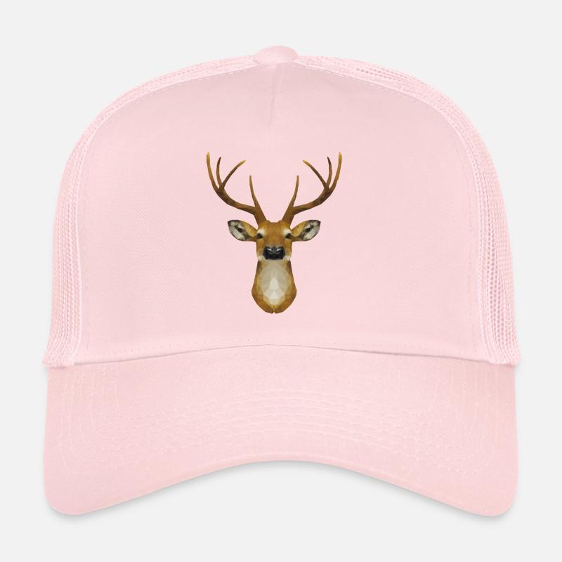 polygone de cerf Casquette trucker 