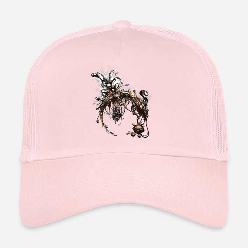 Dunkle Materie - Trucker Cap - Hellrosa