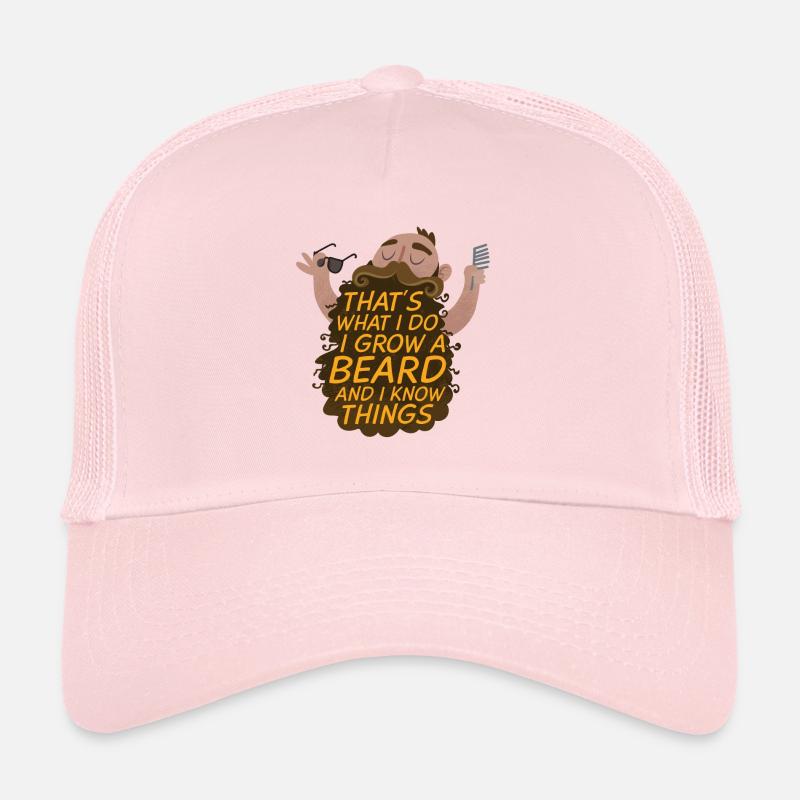 Das ist, was ich tue mir ein Bart wachsen und ich kenne Sachen Trucker Cap