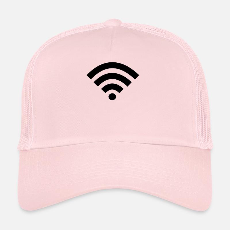 Wi-Fi WIFi Internet Nerd Geek Design Gift Trucker Cap