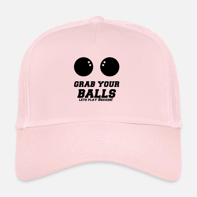 squash - Casquette trucker  - rose pâle
