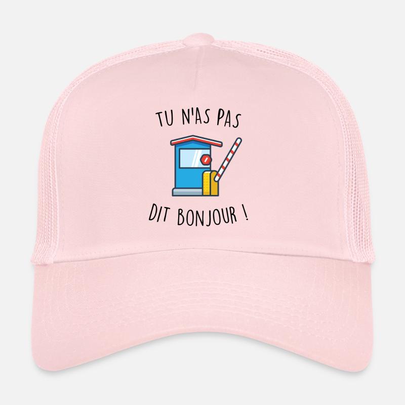 tu n as pas dit bonjour dikkenek Casquette trucker 