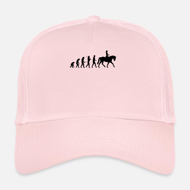 Evolution équitation, cadeau équestre Casquette trucker 