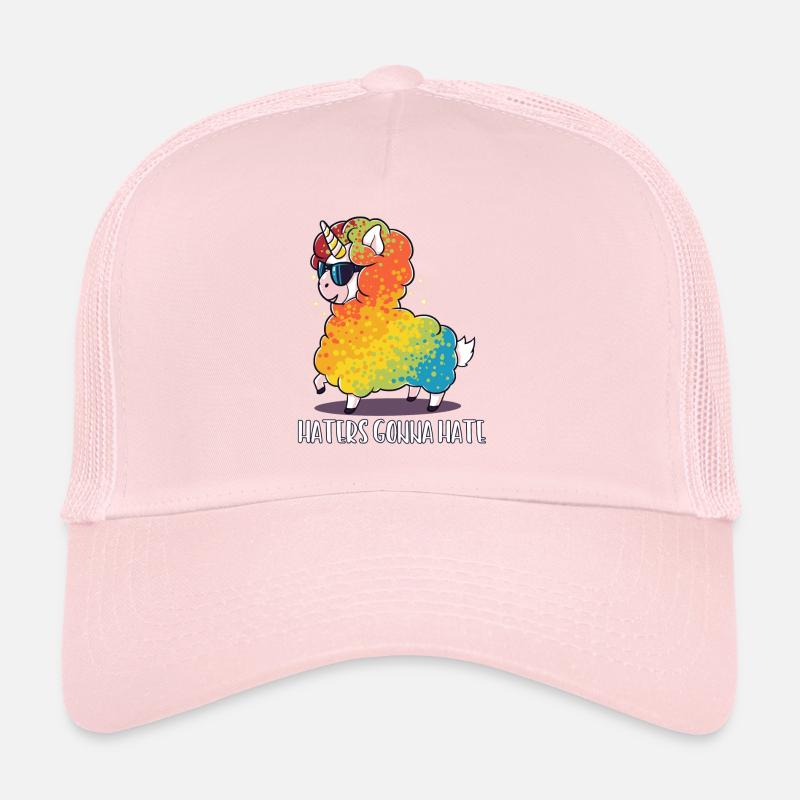 Lama Schaf Einhorn lustig Geschenk Geburtstag Trucker Cap