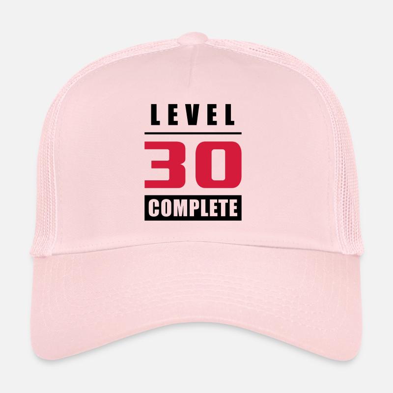 Niveau 30 - Terminé - Casquette trucker  - rose pâle