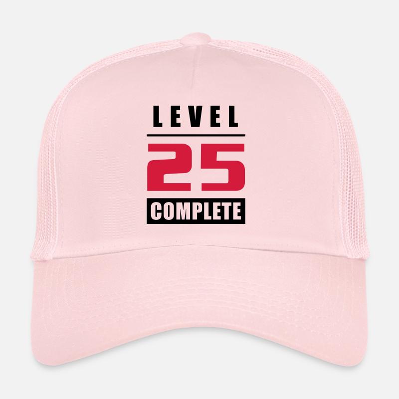 Level 25 - Fertig - Trucker Cap - Hellrosa