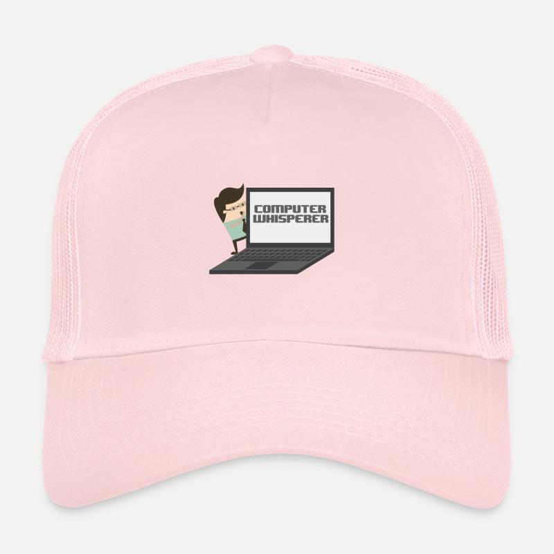 Computer Whisperer - Computer nerd and understander. Trucker Cap