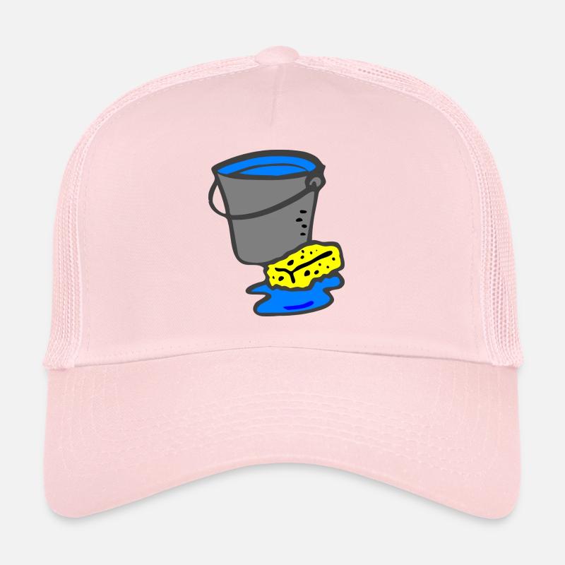putzen cleaning putzfrau broom wischmop32 Trucker Cap