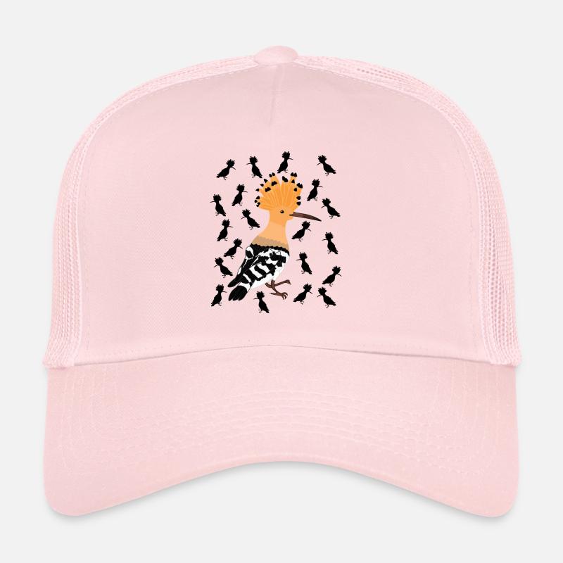 Wiedehopf Vogel - Trucker Cap - Hellrosa