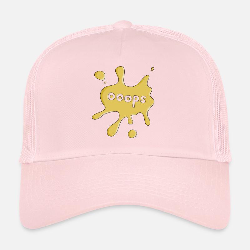 Stain ooops - Trucker Cap - pale pink