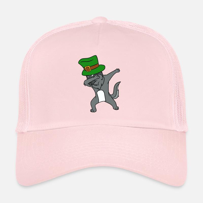 Tamponner le chapeau de lutin de jour de St Patrick de lutin Casquette trucker 