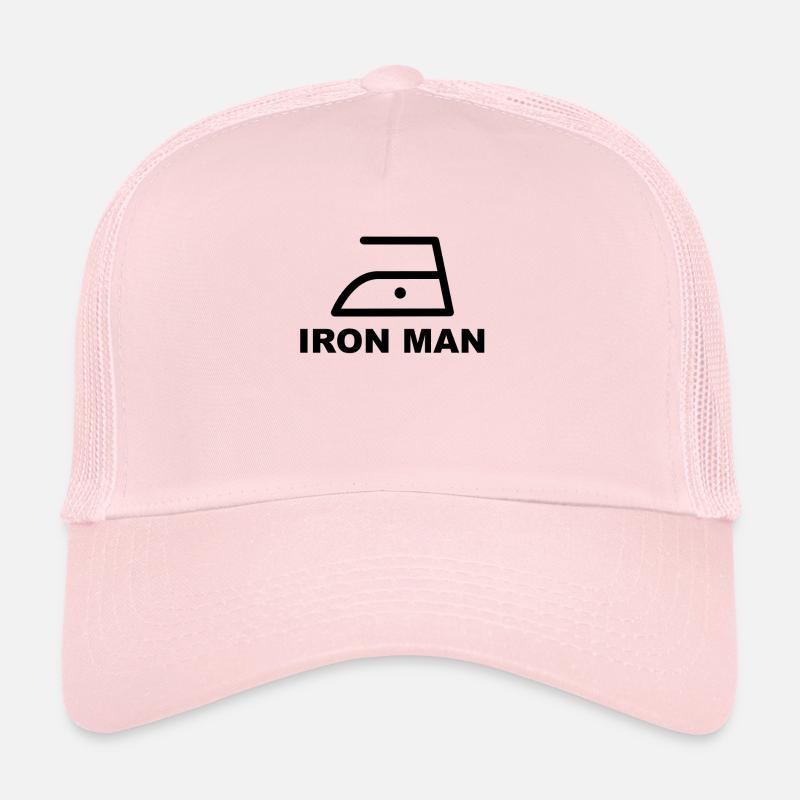 Iron iron Iron man hausmann - Trucker Cap - pale pink