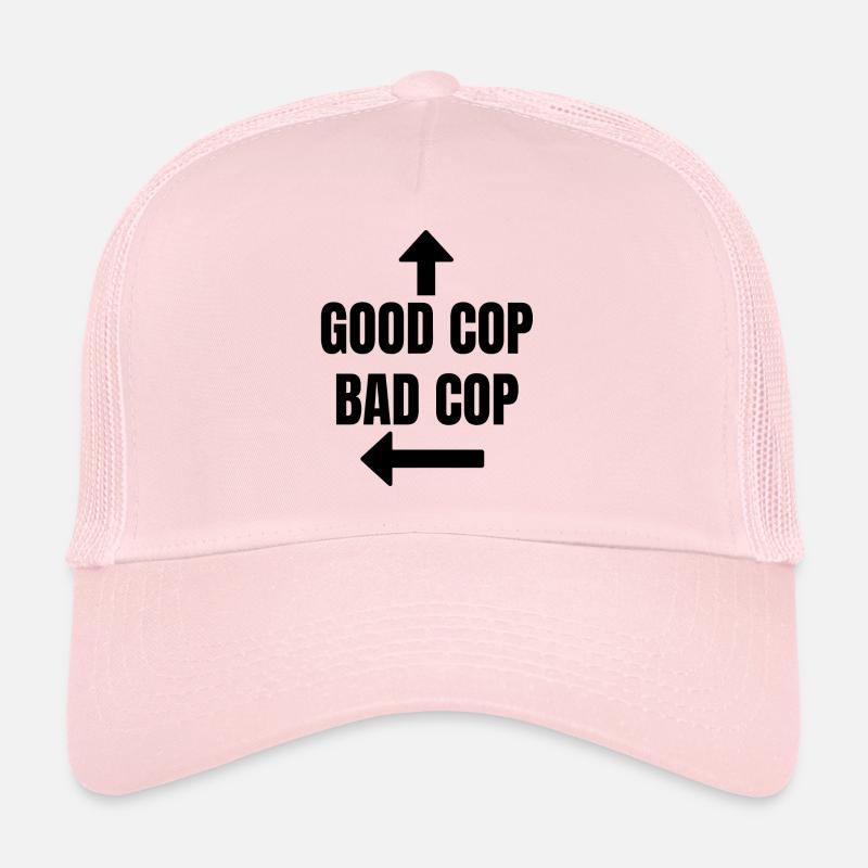 Good Cop Bad Cop Spaß Polizei Fun Trucker Cap