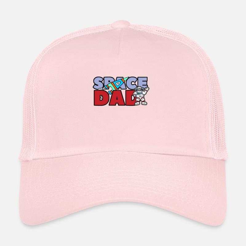SPACE DAD - Trucker Cap - Hellrosa