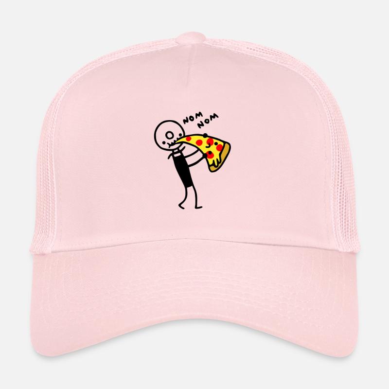 Pizza coupe mange de la pizza Casquette trucker 
