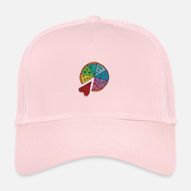 Pizza Is My Valentine - Trucker Cap - pale pink