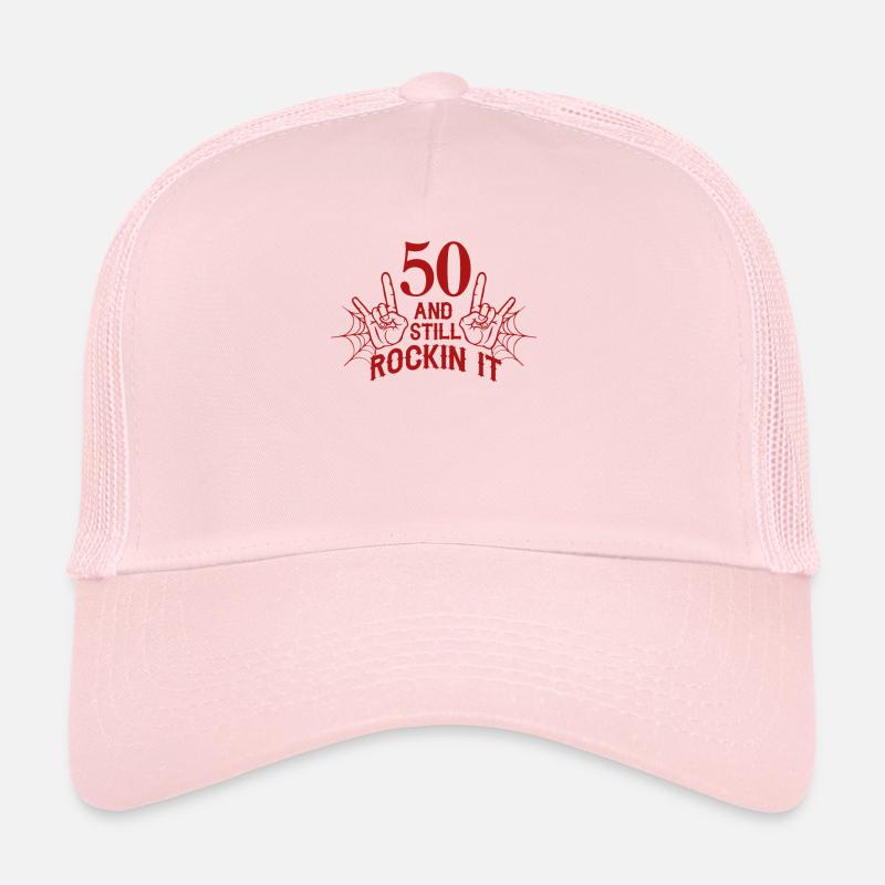50. et Still Rockin design graphique Casquette trucker 