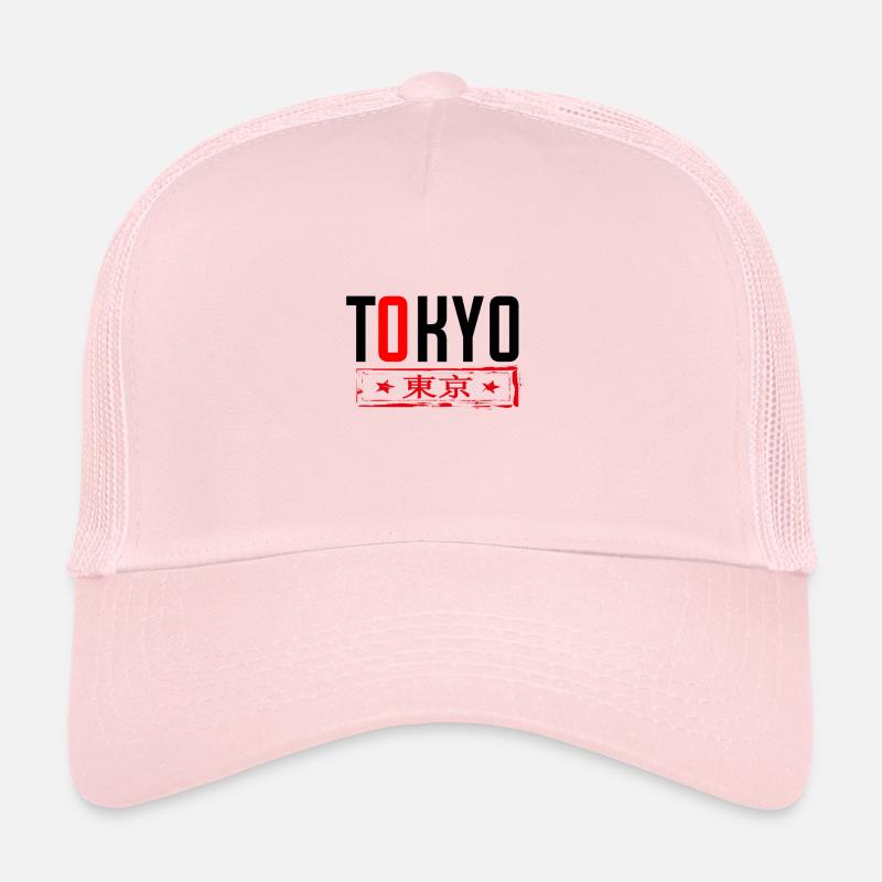Tokyo Design. Modern und trendy - Trucker Cap - Hellrosa