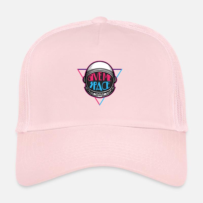 Space - space - space - space - saying - Trucker Cap - pale pink