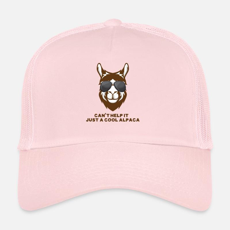 nur ein cooles Alpaka Geschenk Trucker Cap