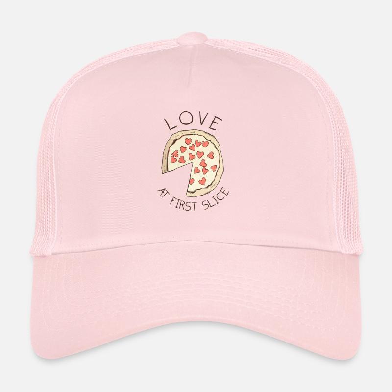 Pizza Love à la première tranche Casquette trucker 
