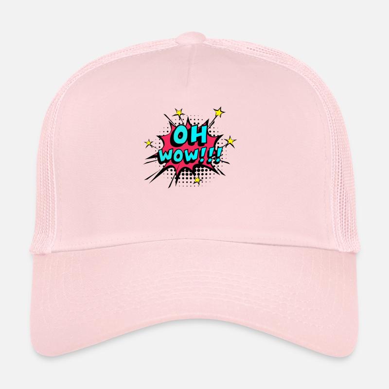 Oh wow - Comic Pop Art Sprechblase Trucker Cap