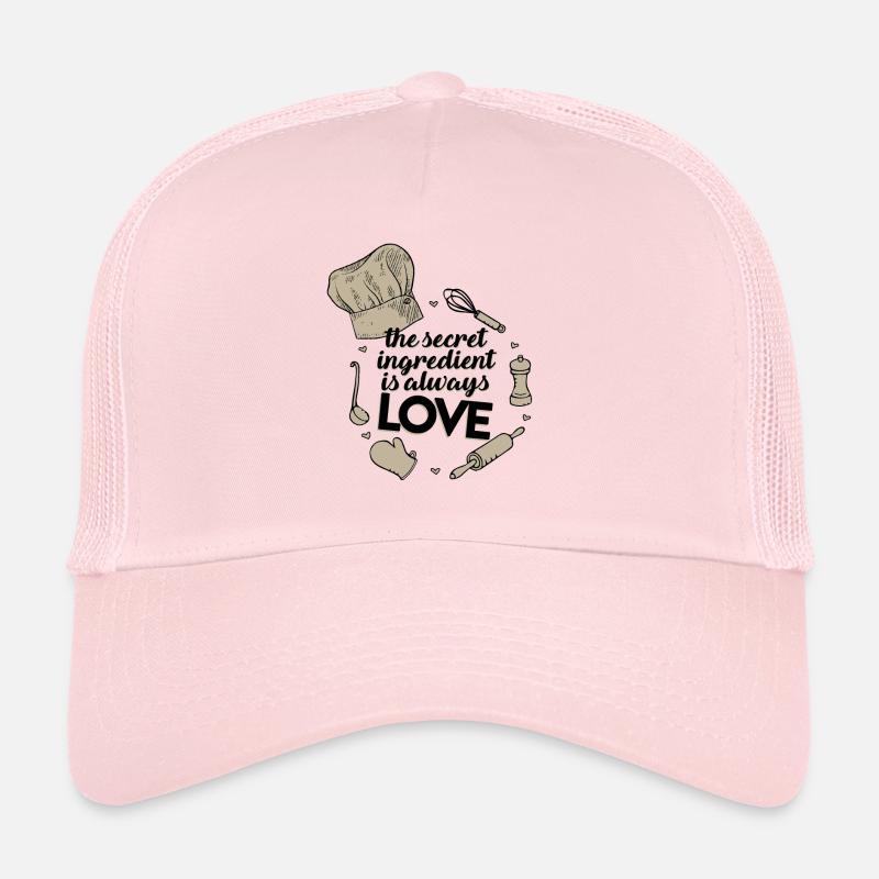 Rezept Liebe - Trucker Cap - Hellrosa