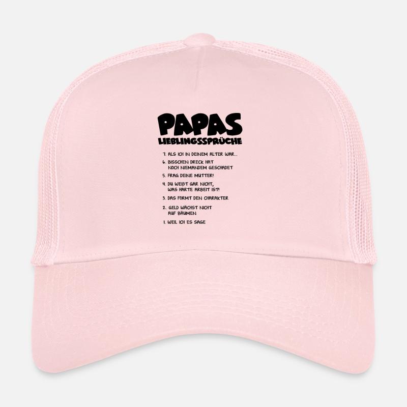 Papas Lieblingssprüche - Geschenk Trucker Cap