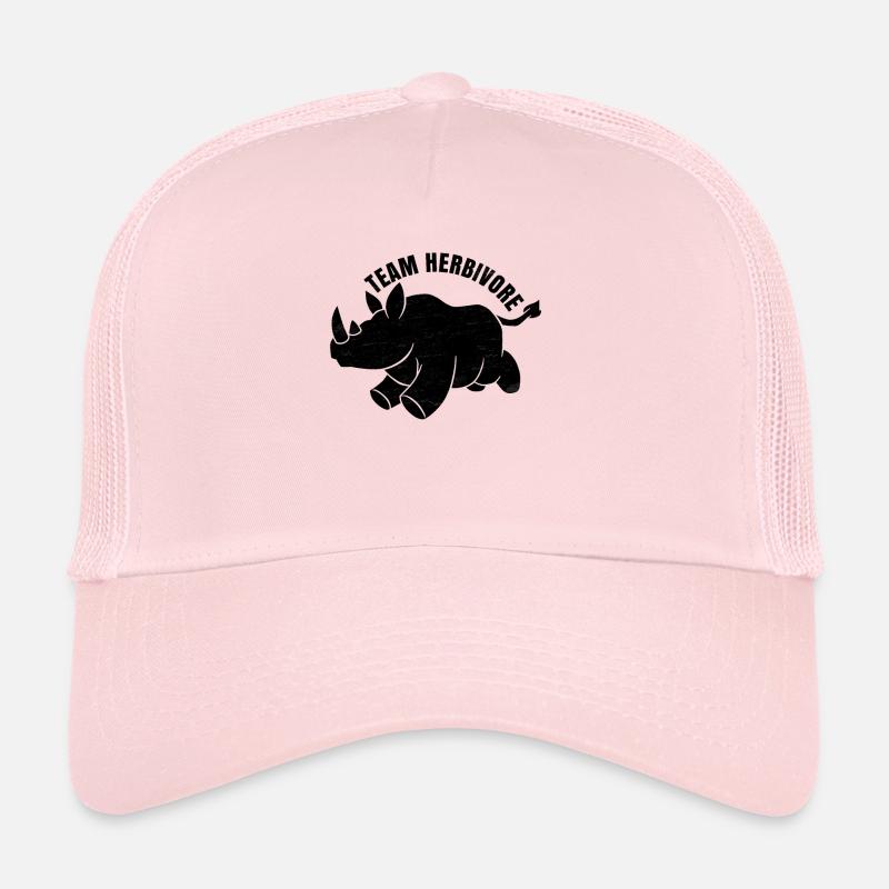 Équipe Herbivore, rhinocéros, cadeau Casquette trucker 