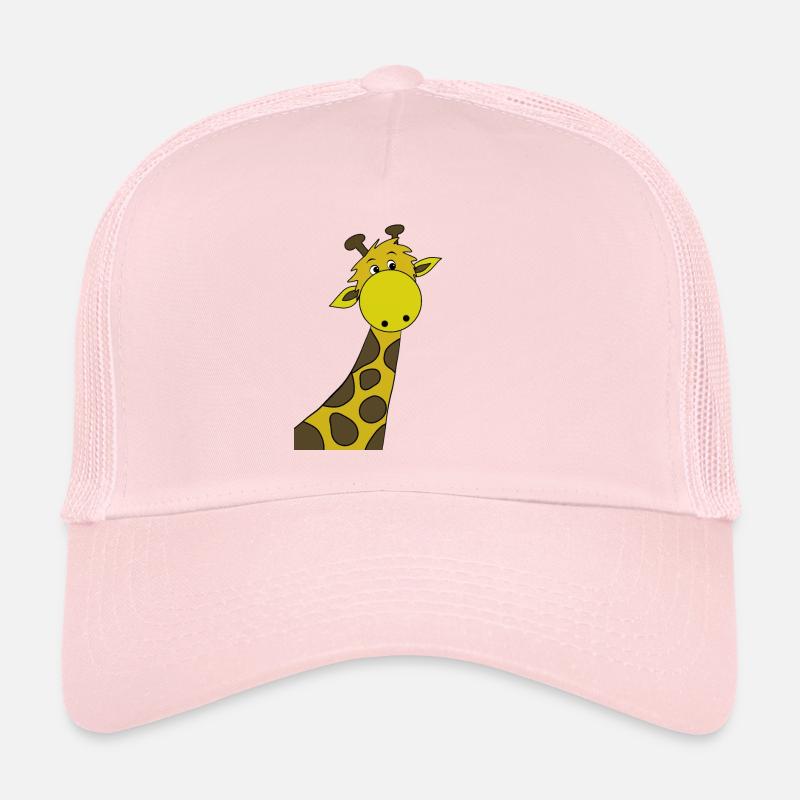 Giraffe - Trucker Cap - Hellrosa