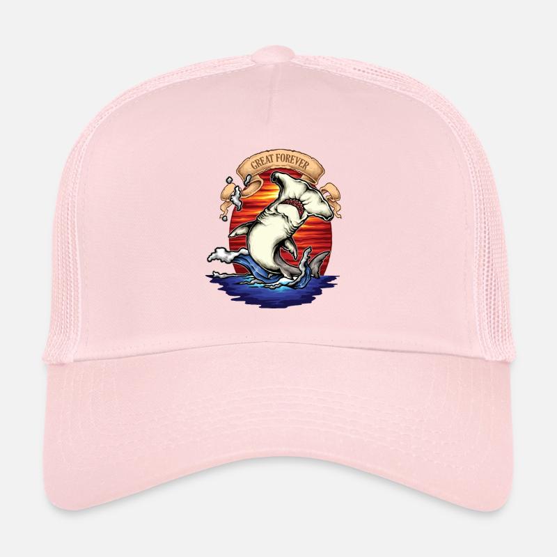 Requin-marteau animaux marins tatouage Casquette trucker 