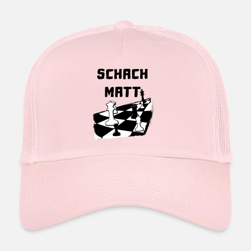 Checkmate Chessboard Chessplayer Trucker Cap
