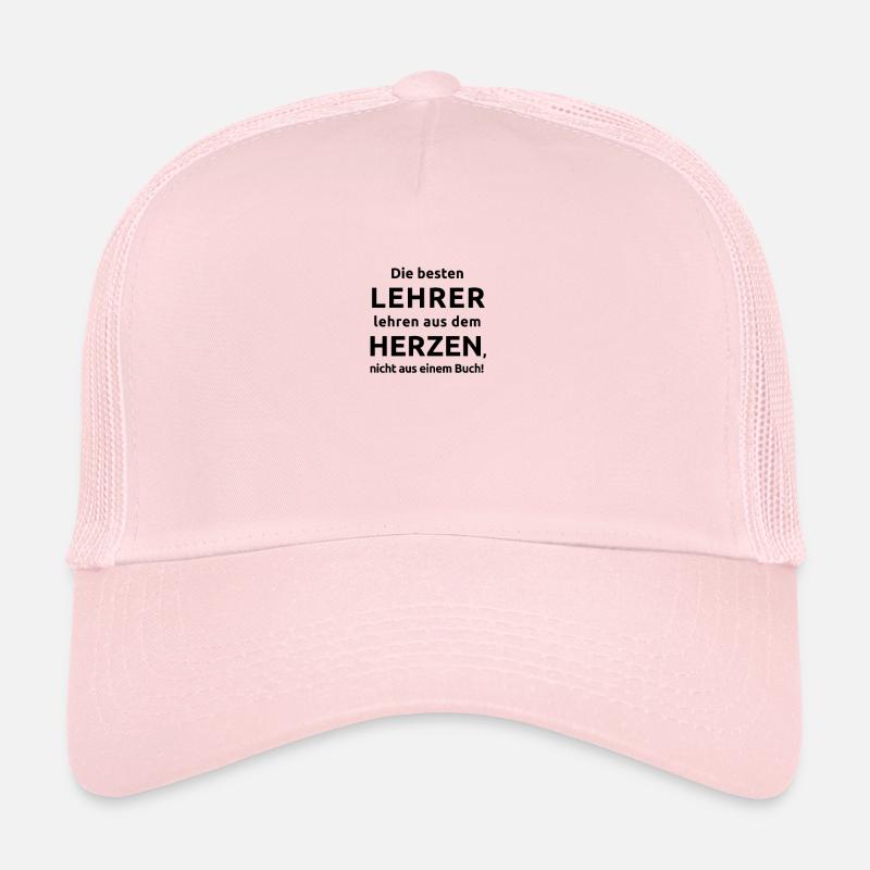 Lehrer Spruch aus dem Herzen nicht Buch Geschenk Trucker Cap