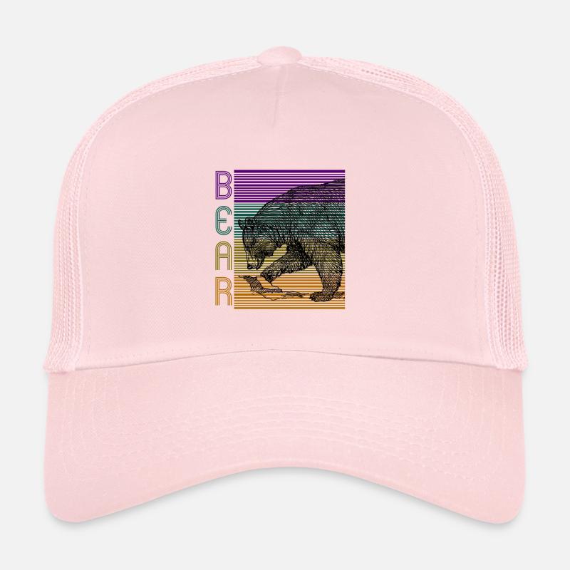 porter - Casquette trucker  - rose pâle