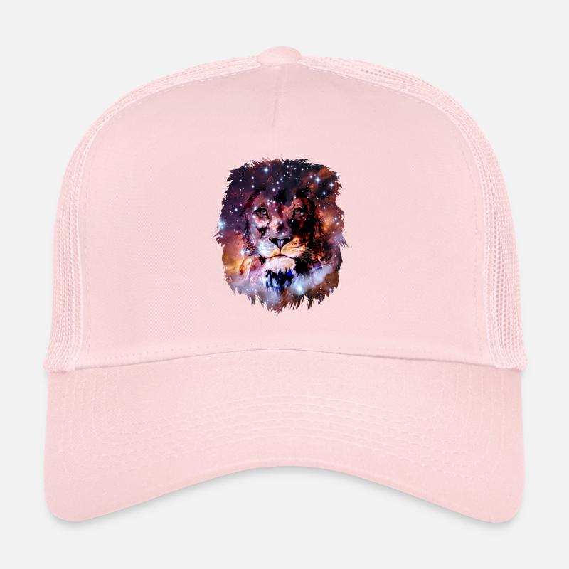 lion - Trucker Cap - pale pink